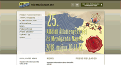 Desktop Screenshot of hodmezogazda.hu